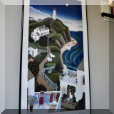 A08. Thomas McKnight framed poster. 38”h x 20”w 